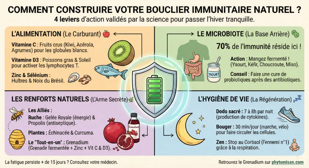 infographic natural immune shield