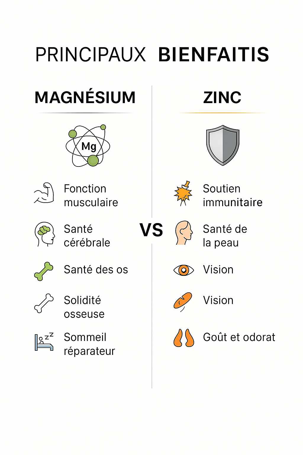 Bienfaits du magnésium et du Zinc Phytmisan