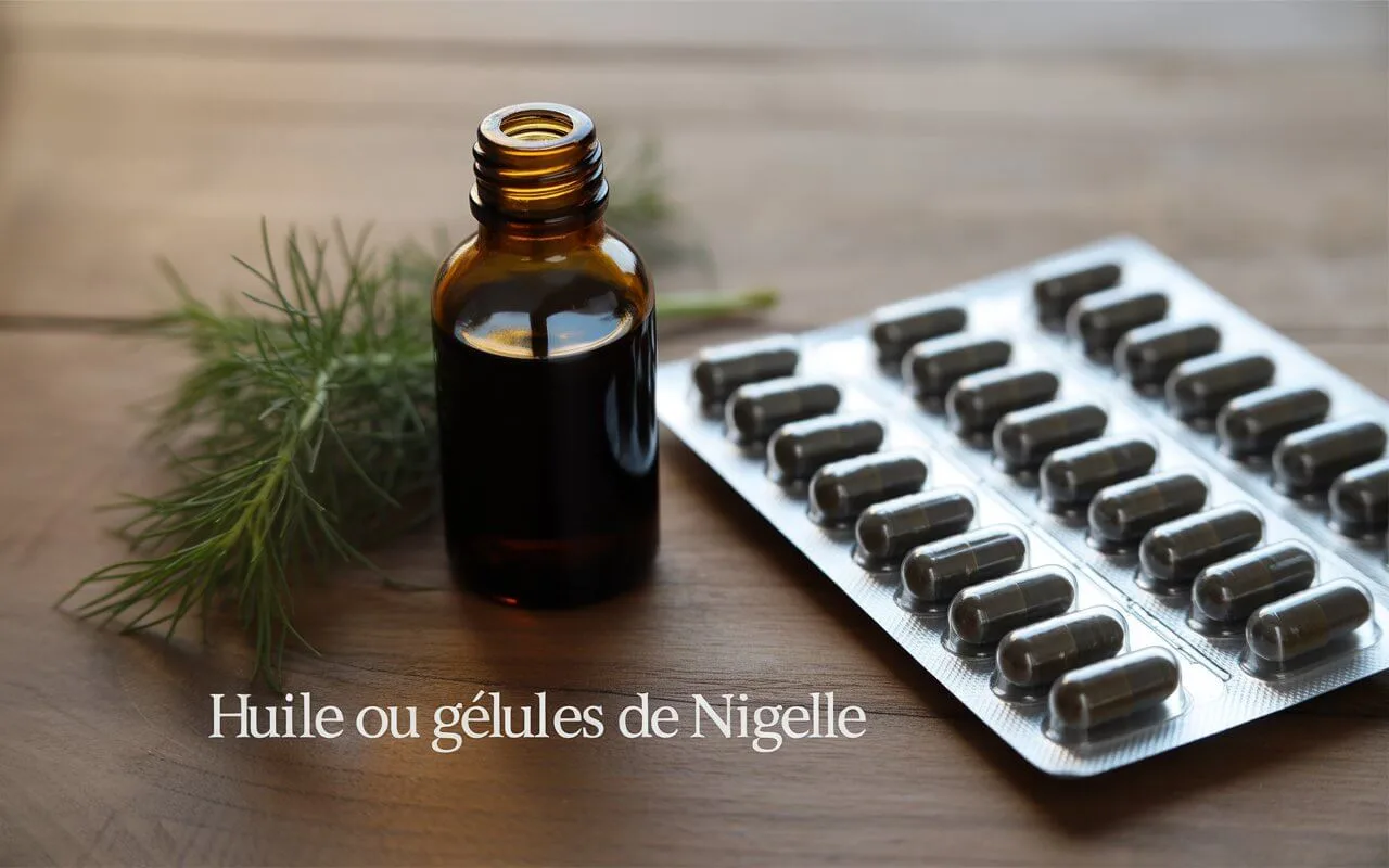 choisir Huile ou gélules de nigelle