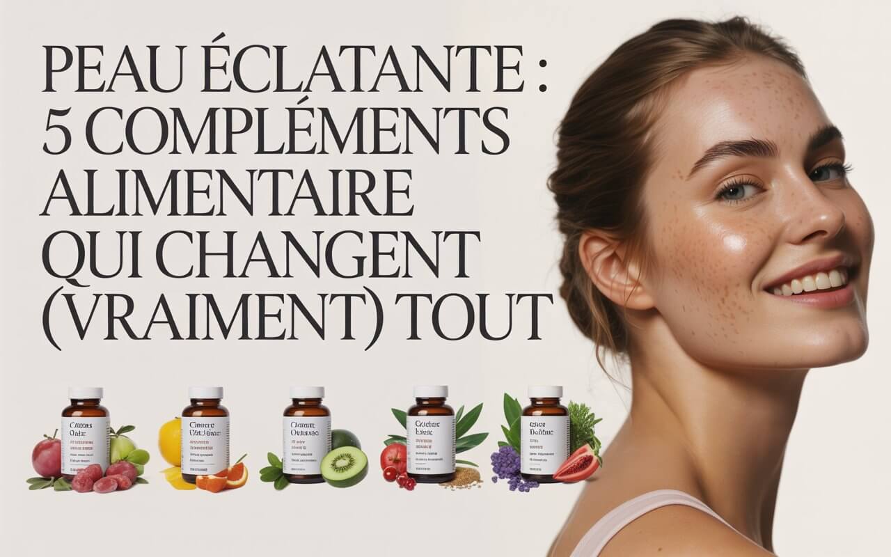 Peau éclatante : 5 compléments alimentaires qui changent (vraiment) tout