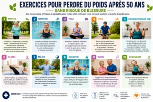 exercices de perte de poids sûrs et à faible impact